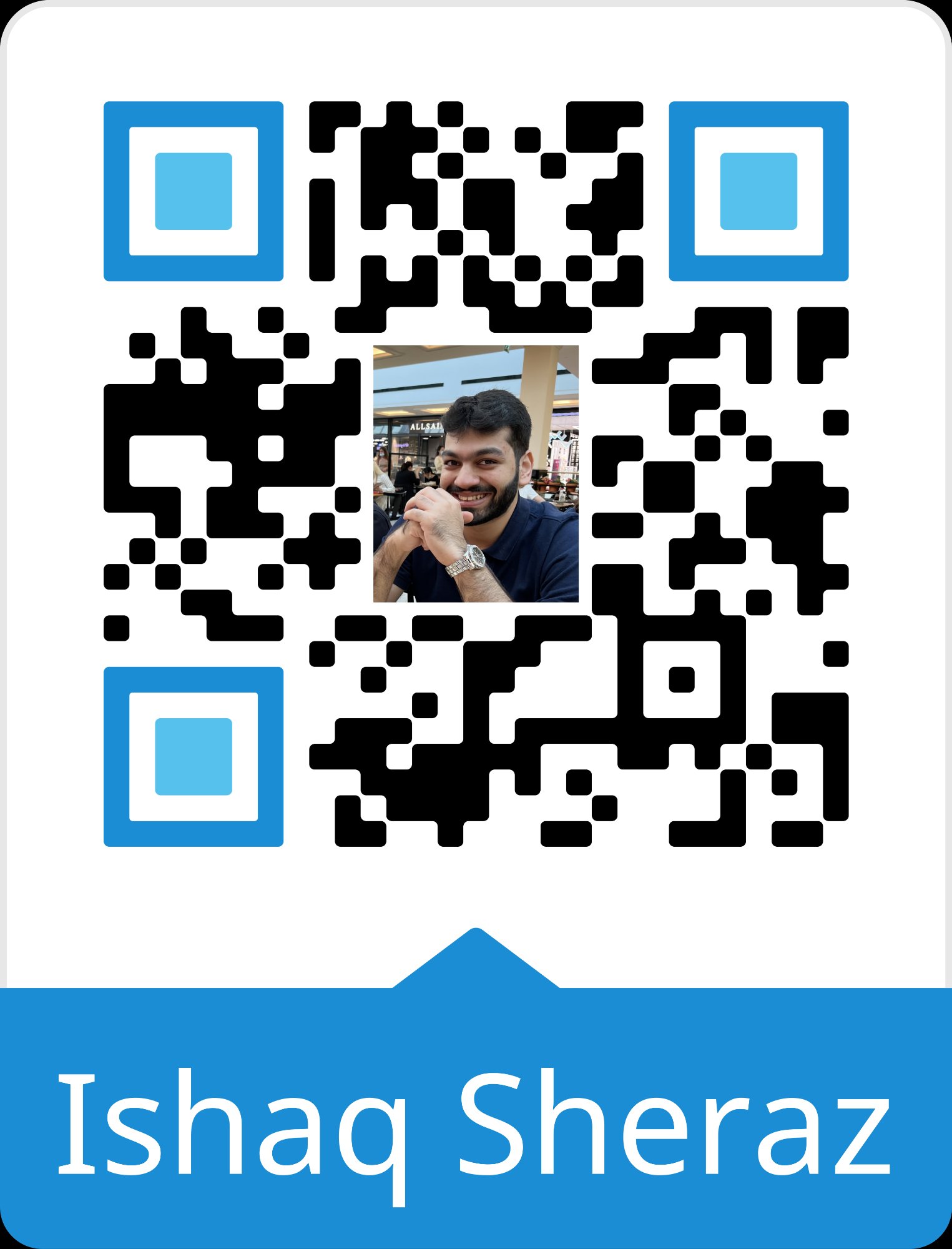 QR code for Ishaq Sheraz, Europe contact